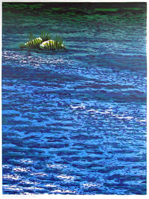 Evening On The WI River print